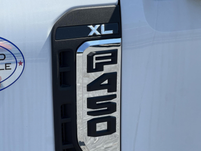Ford F-450 XL cab and chassis side badge with large F-450 numerals and XL label.