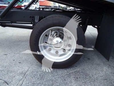Kenworth T270 rollback truck wheel and suspension detail with tire and rim visible