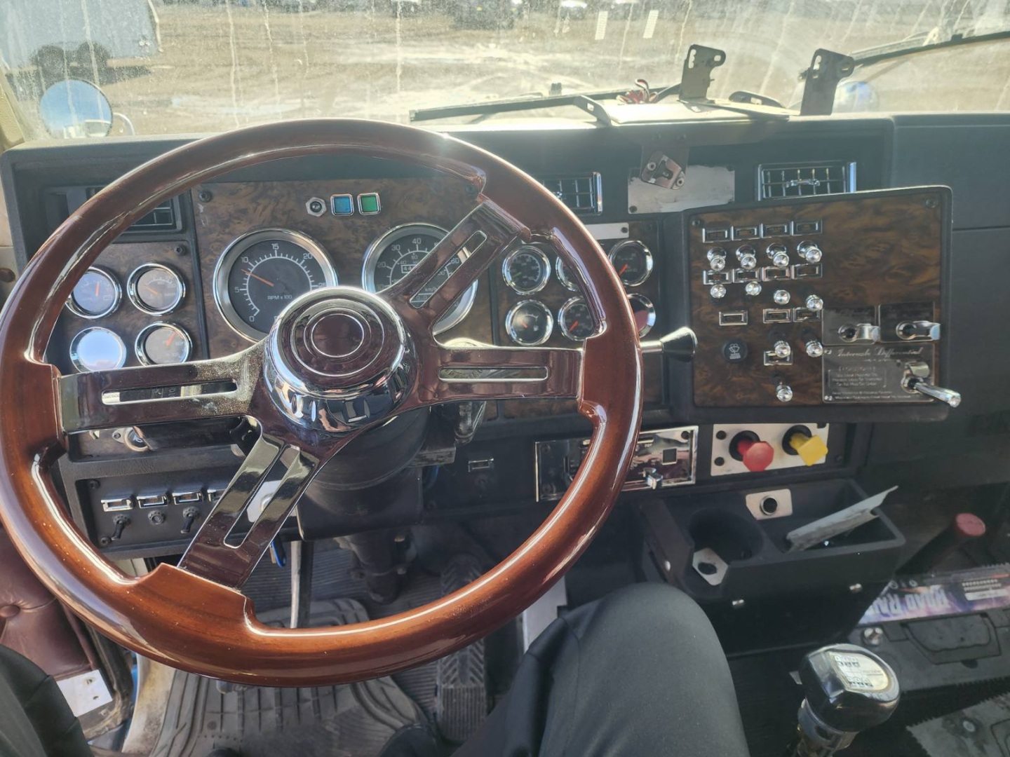 All chrome gages including steering wheel