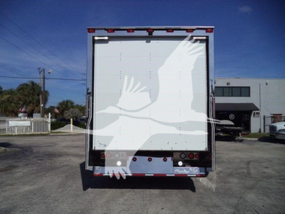 Kenworth T280 rollback rear showing cargo area and rear lights.