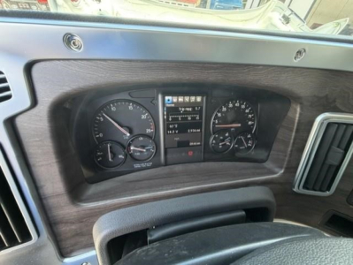Western Star 47X dashboard view showing gauges and digital display with VIN/stock info implied by listing.