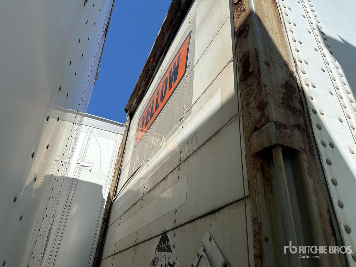 Wabash trailer side with orange WABASH logo