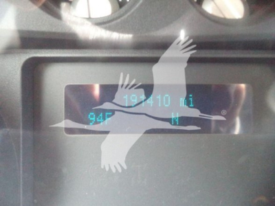 Ford F-550 dash display showing mileage 191,410 mi and 94°F ambient temperature.