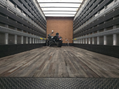Motorcycle not included