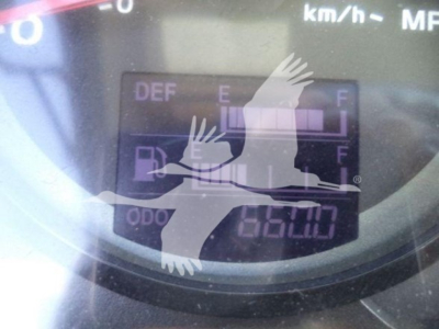 Dashboard gauge showing DEF and fuel level with ODO reading 6801.6, and a fuel pump icon.