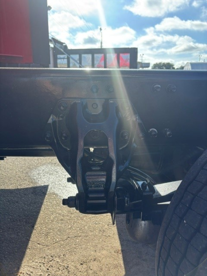 Kenworth T680 rear frame with hitch receiver and suspension components visible under truck bed. VIN 1XKYD49X0RJ344552 not legible on image; stock 0631631 listed in context.
