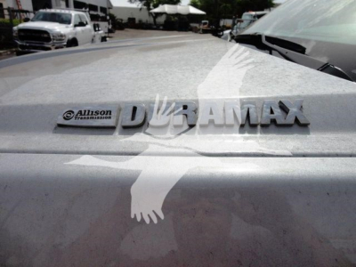 Chevrolet Silverado 6500HD tailgate with Allison Transmission logo and DuraMax badge visible.