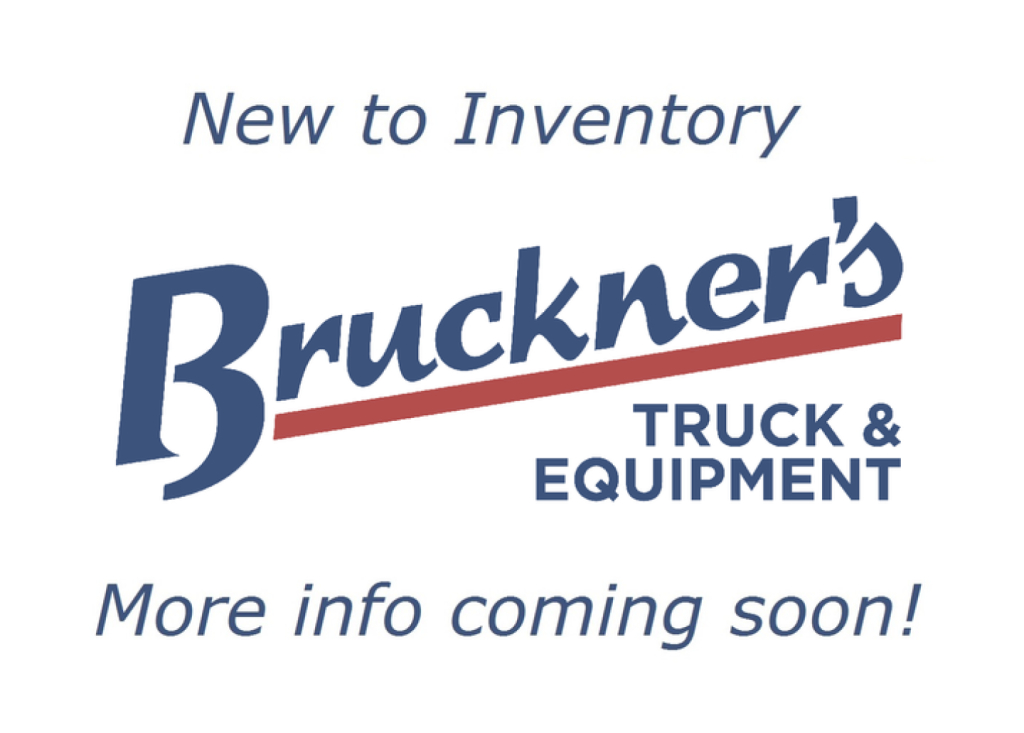New to Inventory Bruckner's Truck & Equipment logo with the text 'More info coming soon!'