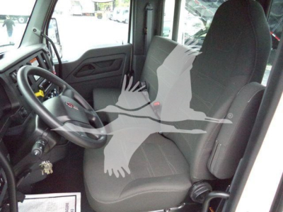 Kenworth T280 truck interior showing driver seat and steering wheel with watermark image overlay