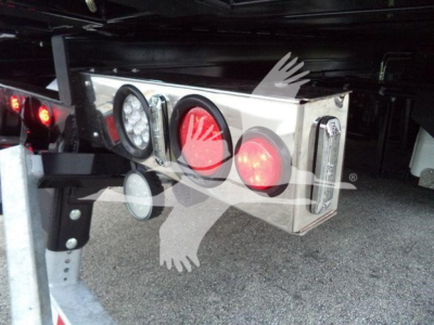 Kenworth T280 truck rollback rear showing rear lights and bumper area.