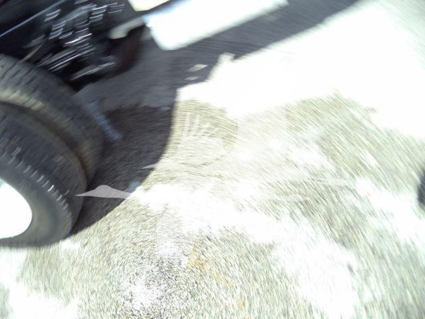 Ford F-650 XL SD dump truck wheel and undercarriage view