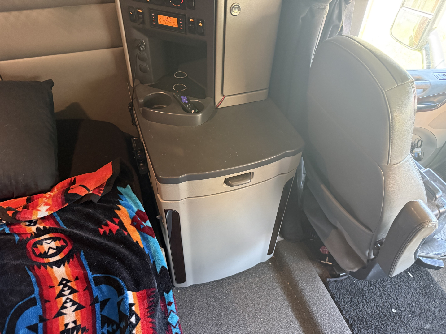 Microwave and cabinets
