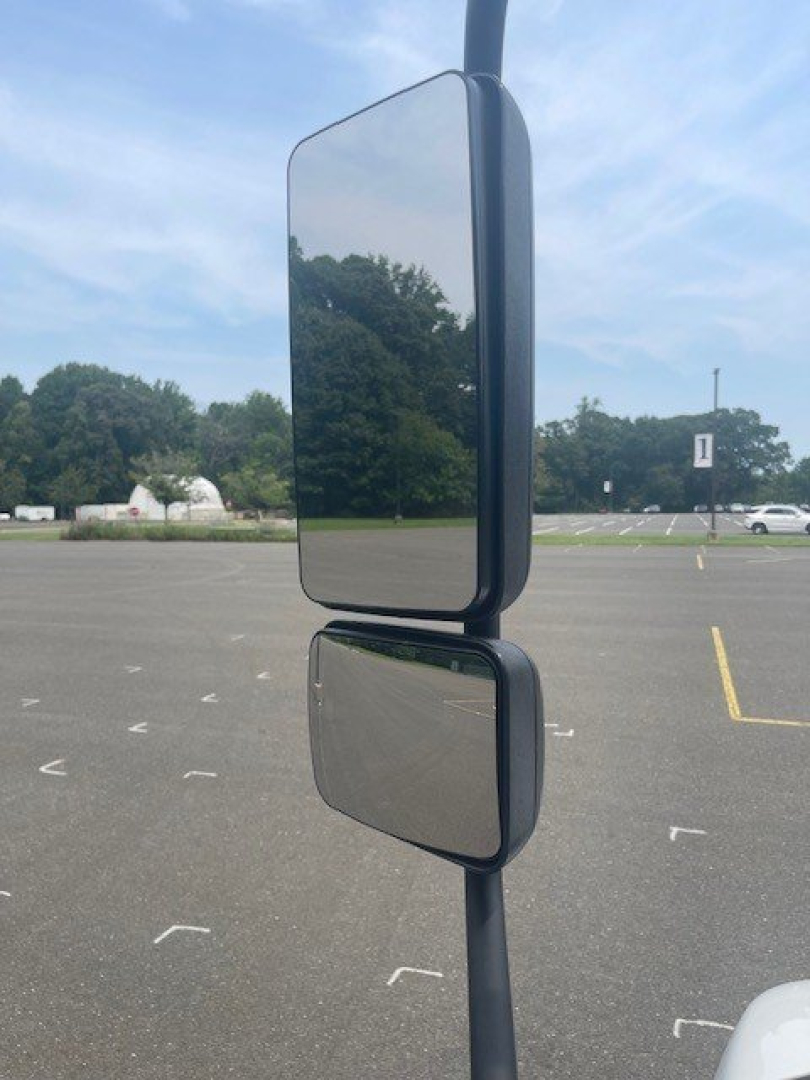 Hino L6 cab chassis side mirror assembly showing upper and lower mirrors.
