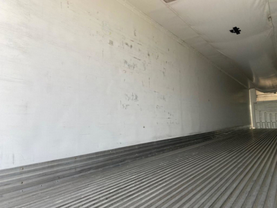 Interior of a 2020 Great Dane reefer trailer showing empty cargo area with ribbed flooring and white sidewalls.