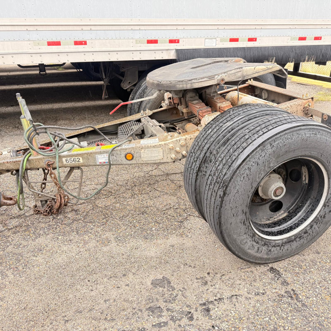 Trailer Converter Dolly, Spring Suspension, 20,000lb GVWR, Air Brakes, Pintle Hitch, The fifth wheel (without excessive wear,