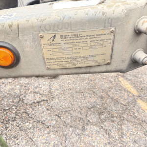 Trailer Converter Dolly, Spring Suspension, 20,000lb GVWR, Air Brakes, Pintle Hitch, The fifth wheel (without excessive wear,