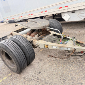 Trailer Converter Dolly, Spring Suspension, 20,000lb GVWR, Air Brakes, Pintle Hitch, The fifth wheel (without excessive wear,
