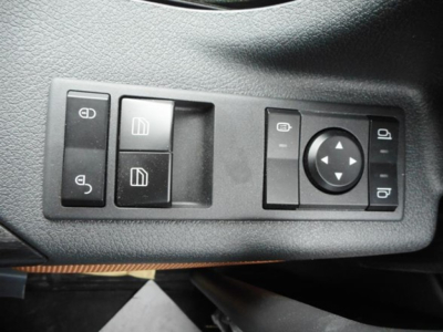 Truck interior control panel with window and mirror adjustment switches