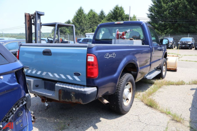 Ford F-250 Super Duty pickup truck 4x4 rear view showing tailgate and bumper.
