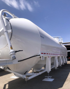 PORTABLE CEMENT SILO TRAILER