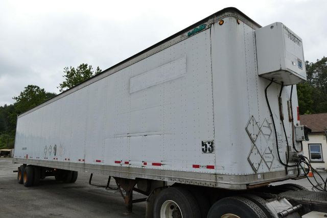 Great Dane trailer 7311TP-SAR showing side and rear with cab control box and hoses.