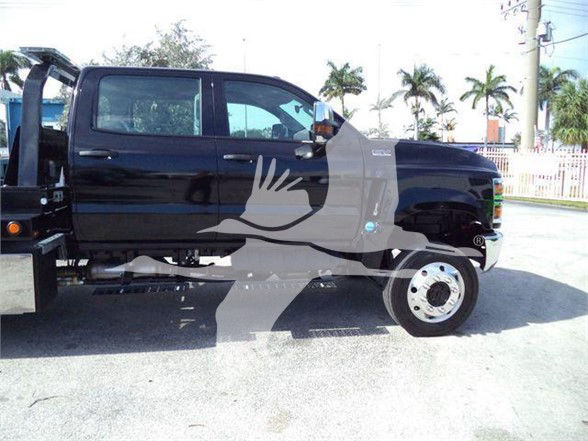 2023 International CV truck side view with a long wheelbase and dual rear wheels.