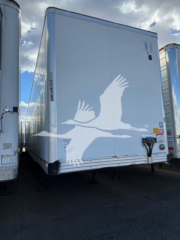 2017 Utility 4000DX 53' AIR RIDE DRY VAN, REAE SWING DOORS, ALU