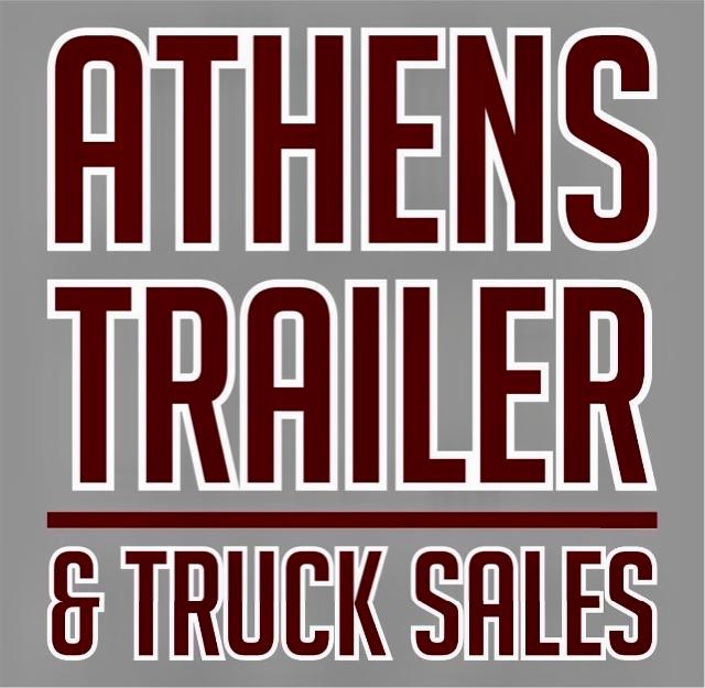 Vehicle listing image showing Athene Trailer & Truck Sales signage.