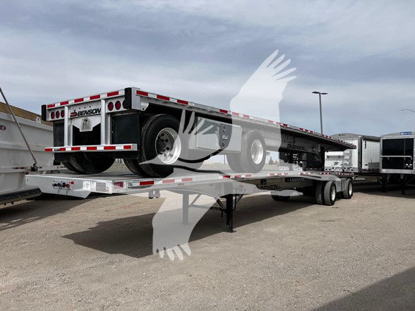 2022 Benson 48' SPREAD AIR ALL ALUMINUM FLATBED, COIL PACKAGE,