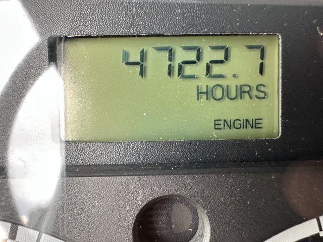 Dashboard hour meter reading 4722.7 hours with ENG/ENGINE label on Freightliner truck instrument cluster.