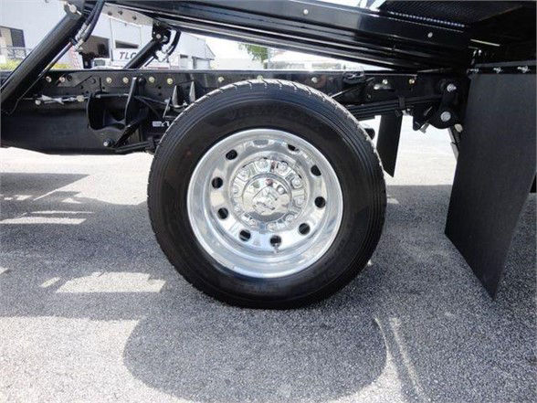 Ram 5500 chassis showing front wheel and suspension components.