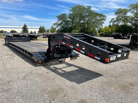 Fontaine double drop deck trailer in a used lot with stock number 5A3300 RENEGADE N20.