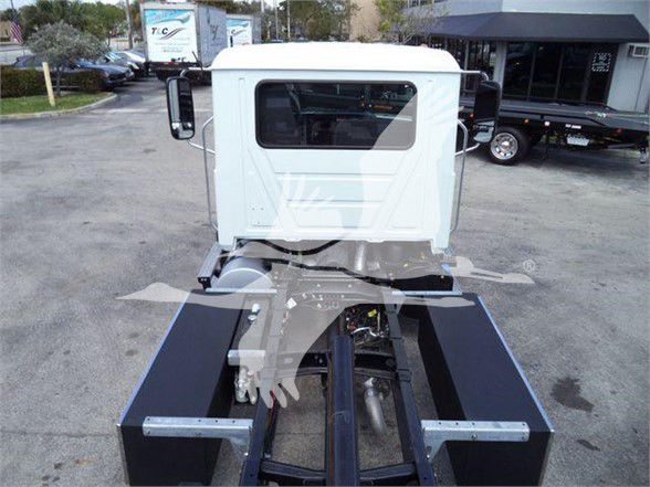 Front cab of a 2024 Mack MD6 tractor with chassis and mounting frame visible. No legible labels visible on components in this view.