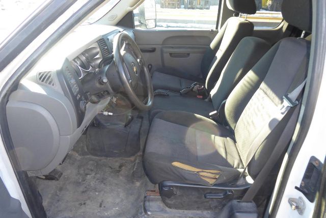 Chevrolet Silverado 2500HD truck interior front seats and dashboard view