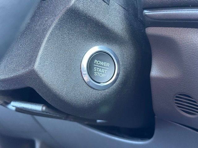 Ford Transit 350 box truck dashboard area showing Power Start Stop push button.