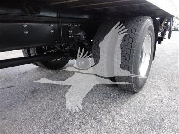 Mack MD6 truck undercarriage showing rear wheels and chassis componentry.