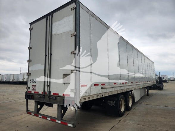 Wabash 53' trailer side and rear doors with triple-axle setup, VIN 1JJV532D4LL165150, stock 5150, used condition.