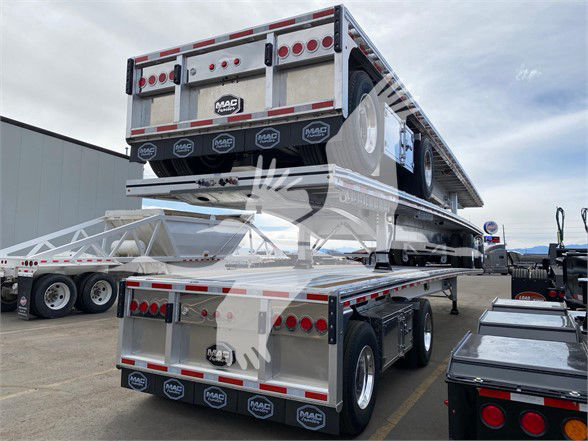 2026 MAC TRAILER MFG OWNER OPPP ALL ALUM 48' FLATBED, LIFT AXLE, 2 TOOL
